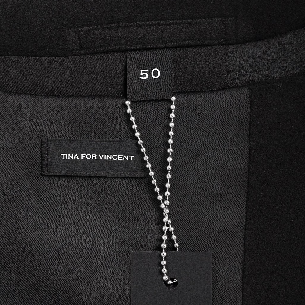 The Kooples 100% Wool Blazer Black Size 50 (US 40) NWT - Picture 5 of 5